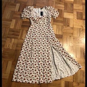 Danielle Bernstein Floral Midi Dress